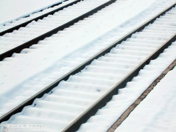 Rails in the Snow - Dunsmuir, California - 2005