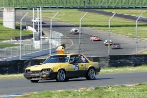 "Everybody And Their Duck" [Ford Mustang at the 24 Hours of LeMons Race in Sonoma, California]