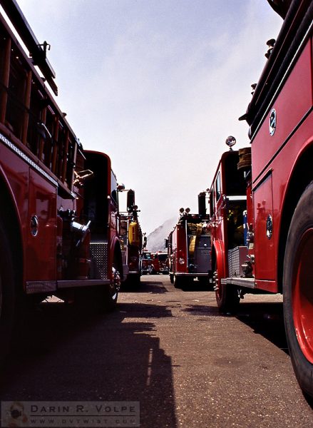 "Apparatus" [Fire Engines in Morro Bay, California]