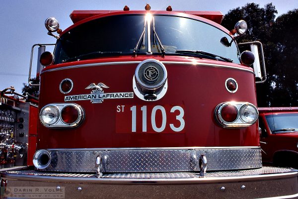 "Fire Engine Red" [American LaFrance Fire Engine in Morro Bay, California]