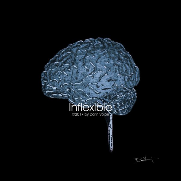 Inflexible -- Digital Art From An Mri Scan Of A Human Brain