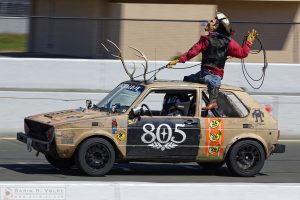 "Jackalope Wrangler" by Darin Volpe [Volkswagen Rabbit at the 24 Hours Of Lemons Race, Sonoma California]