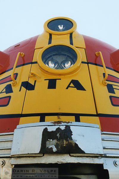 "Super Chief" [Santa Fe EMD F7 at the California State Railroad Museum in Sacramento, California]