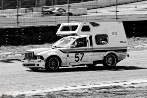 "Where's The Dump Station?" by Darin Volpe [BMW Camper Race Car at the 24 Hours Of Lemons Race, Sonoma California]